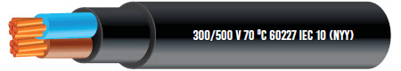 สายไฟ IEC10 (NYY) Thai Union - สายไฟ IEC10 (NYY) ไทยยูเนียน  ราคาถูก ราคาส่ง